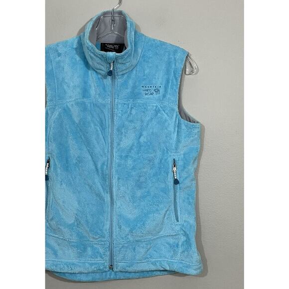 Mountain Hardwear Women's Size Small Blue Fleece Pyxis Vest Sleeveless Zip - Picture 3 of 5